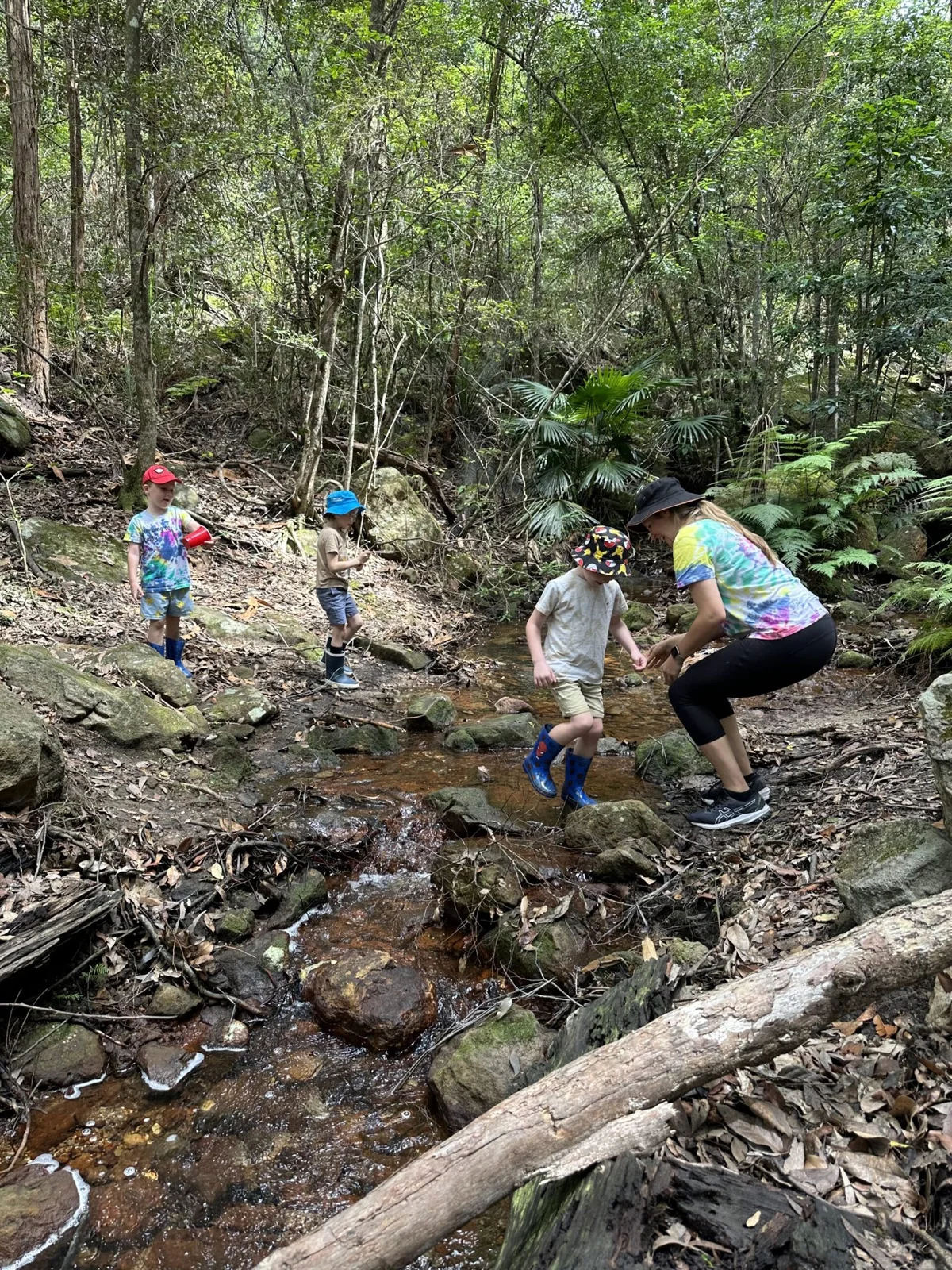 Outdoor group activity at Adventure OT.