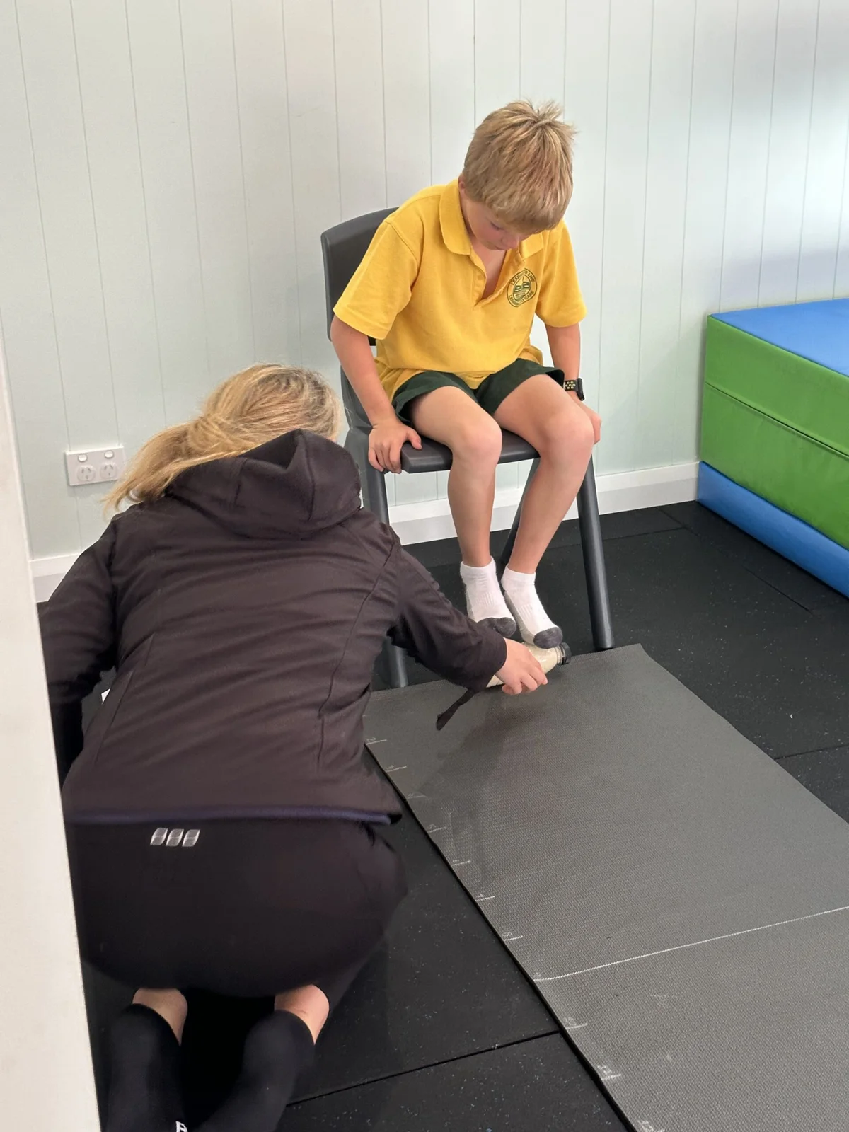 Play-based activity supporting exploration of a child’s needs.